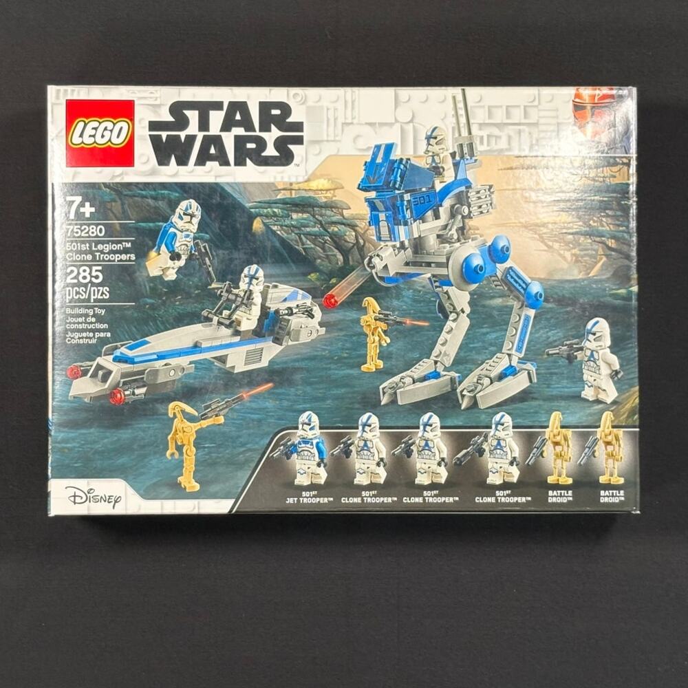 LEGO - 75280 - Star Wars - 501st Legion Clone Troopers | New / Sealed B